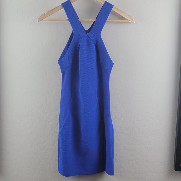 Parker Leeds Bodycon Dress in Blue - Picture 5 of 11